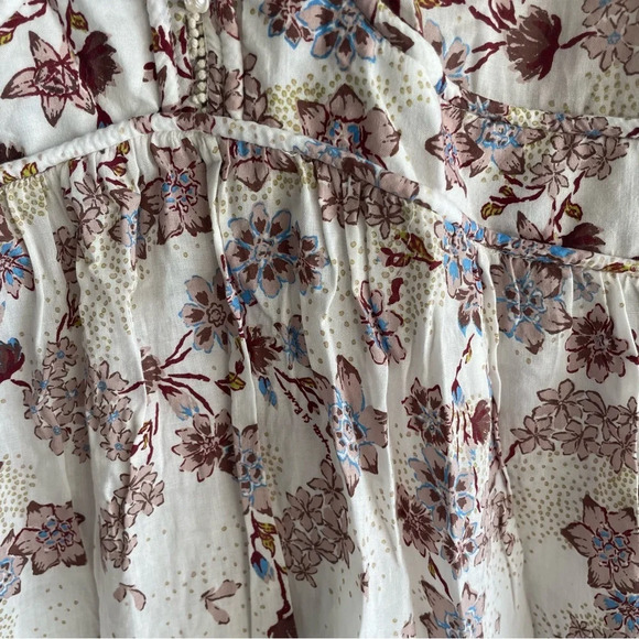 Poupette St Barth White Dress with Multicolor Floral Print 33341 - Picture 6 of 7